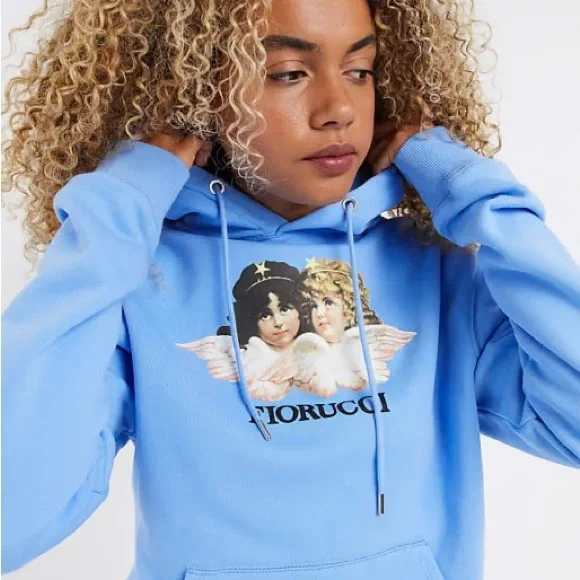 Fiorucci Sky Blue Angel Graphic Hoodie - Picture 4 of 4